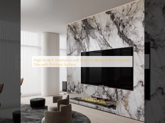 مقاومت بالا در برابر خراش و دوام بالا کاشی های چینی داخلی با سطح پولیش شده