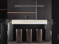 تیم پرداخت L/C و موارد دیگر کاشی پرسلان با ظاهر مرمر لعاب‌دار پذیرفته شده برای کفپوش‌های ظریف