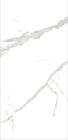 کاشی چینی نمای مرمری Calacatta کاشی لعابدار جلا داده شده 1200x2400 کاشی سرپوشیده مرمر سفید