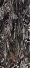 کاشی چینی 15.5 میلی متری سنگ مرمر جلا داده شده سرامیک مشکی حمام