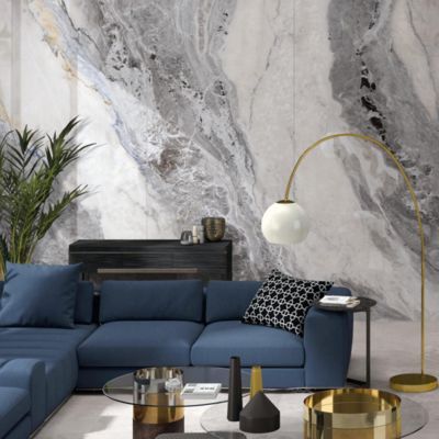 1200x2700mm پانل های کاشی پورسلین داخلی 4 الگو برای گزینه های طراحی بی پایان