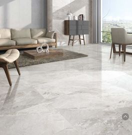 کاشی چینی سنگ مرمر حمام برشیا در اندازه 24x48 ظاهر مات رنگ خاکستری روشن