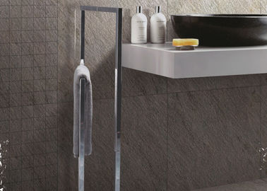 کاشی چینی سایز 600x600 کاشی سنگی شنی کاشی چینی براق شده خاکستری روشن فوشان