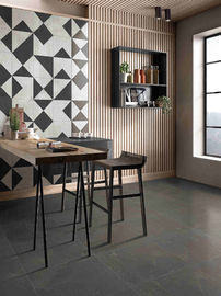 کاشی چینی مدرن سنگ مرمر سیاه 600X600 میلی متر مقاوم در برابر سایش