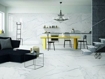 کاشی چینی مرمر فوق سفید Carrara به ضخامت 12 میلی متر مقاوم در برابر اسید