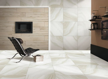 طراحی سفارشی کاشی چینی مدرن برای اتاق نشیمن و آشپزخانه رنگ بژ 600x600mm
