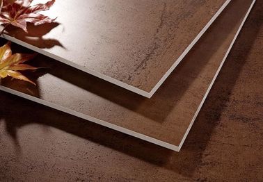 کاشی چینی رنگی Plaza Mesa Rust Rust , کاشی چینی داخلی لبه اصلاح شده بدون لغزش