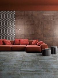 600x600mm اندازه غیر لغزش سنگ تخته سنگ طبیعی کاشی عرشه در هم تنیده کف باغ چشم انداز