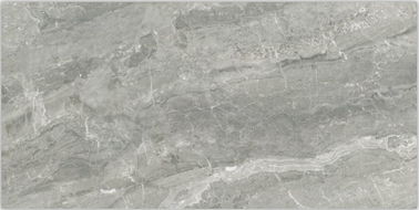 کاشی کف خاکستری صیقلی دیواری 30*60 اینچ / کاشی دیواری سرامیکی بادوام 750*1500 میلی متری