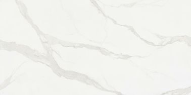 کاشی های حمام سفید بزرگ Carrara کف صیقلی شده 1800x900 میلی متر کاشی های چینی سرپوشیده کاشی های حاشیه کف