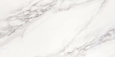 طرح کاشی کف چینی اتاق نشیمن مدرن 90*180 سانتی متری طرح سنگ مرمر دال بزرگ Calacatta