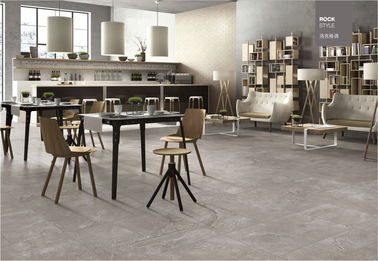 کاشی چینی با ظاهر مرمری با سایز بزرگ 600x1200mm فروش مستقیم کاشی کف خاکستری برای اتاق پذیرایی
