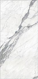 کاشی چینی 1200x2400 اندازه 1200x2400 کاشی سنگ مرمر سفید براق شده کاشی چینی Calacatta کاشی نازک