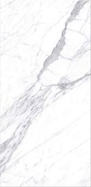 کاشی های بزرگ چینی افکت سنگ مرمر هتل و اداری 900x1800 میلی متر رنگ سفید کاشی دیواری ضد لغزش موجود است