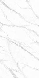 اتاق نشیمن خوب Carrara سفید سنگ مرمر صیقلی با کیفیت بالا کاشی کف سرامیکی براق کاشی مرمر 160*320 سانتی متر