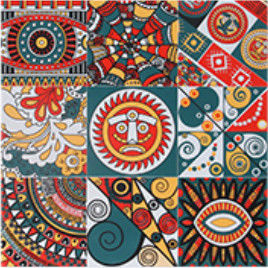 بالکن دیوارها کف 600x600 1.44 متر مربع حمام کاشی و سرامیک