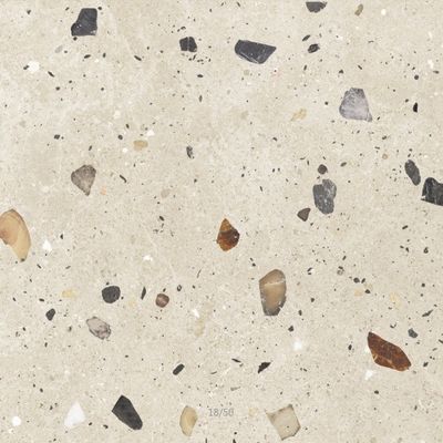 کاشی روستیک چینی سرامیک بژ رنگ خاکستری OEM 24'x24'